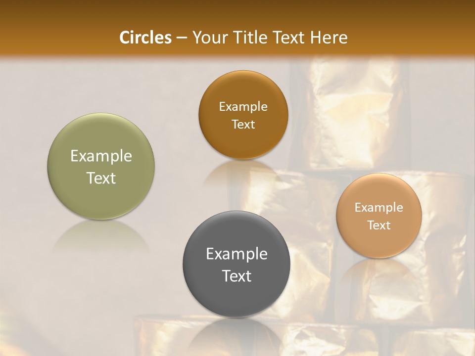 German Beerfestival Containers Outside PowerPoint Template