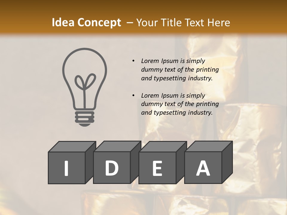 German Beerfestival Containers Outside PowerPoint Template