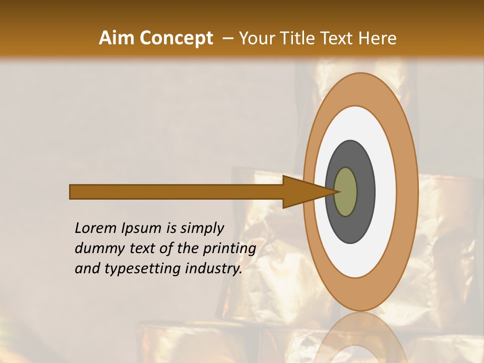 German Beerfestival Containers Outside PowerPoint Template