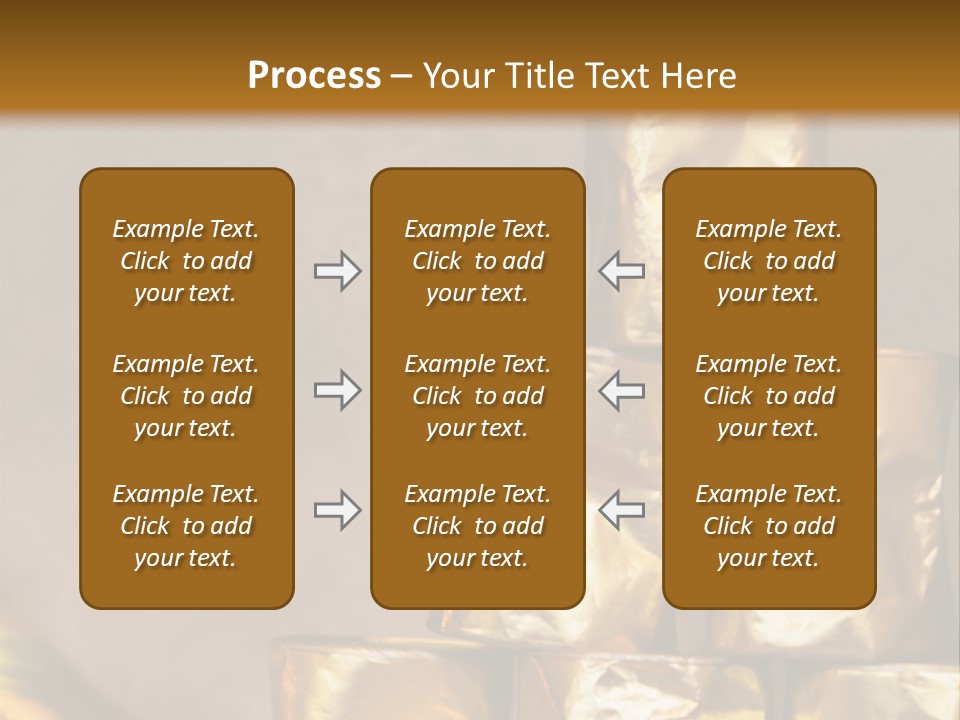 German Beerfestival Containers Outside PowerPoint Template