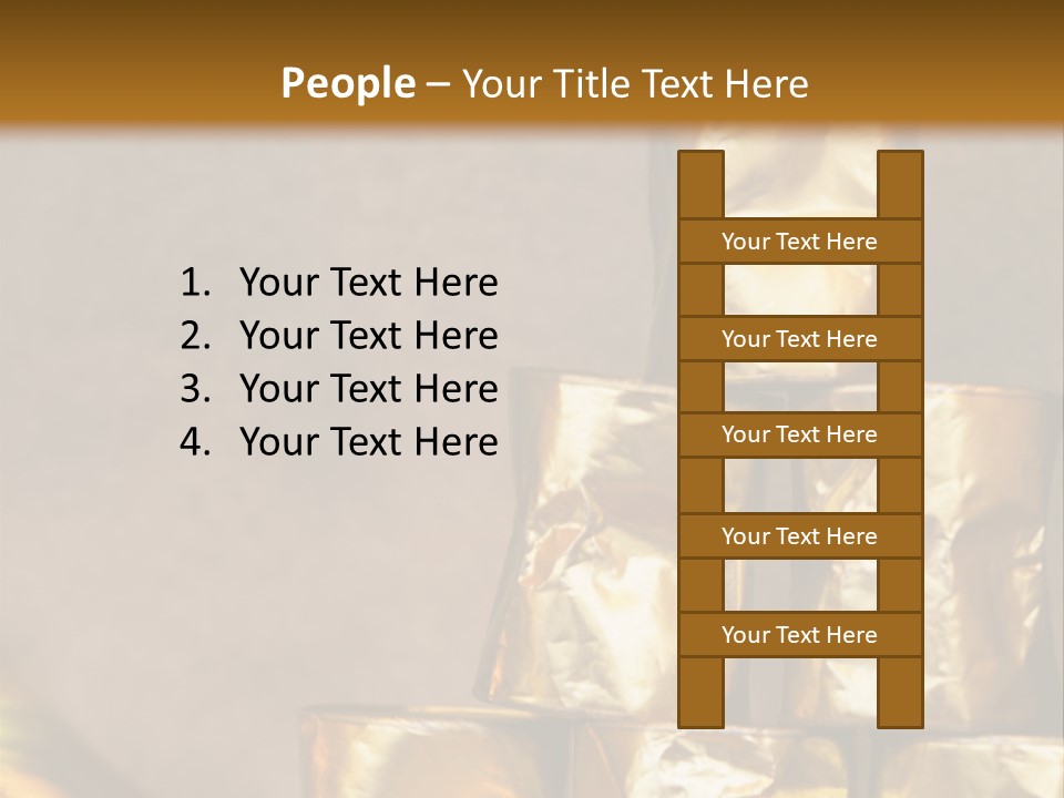 German Beerfestival Containers Outside PowerPoint Template