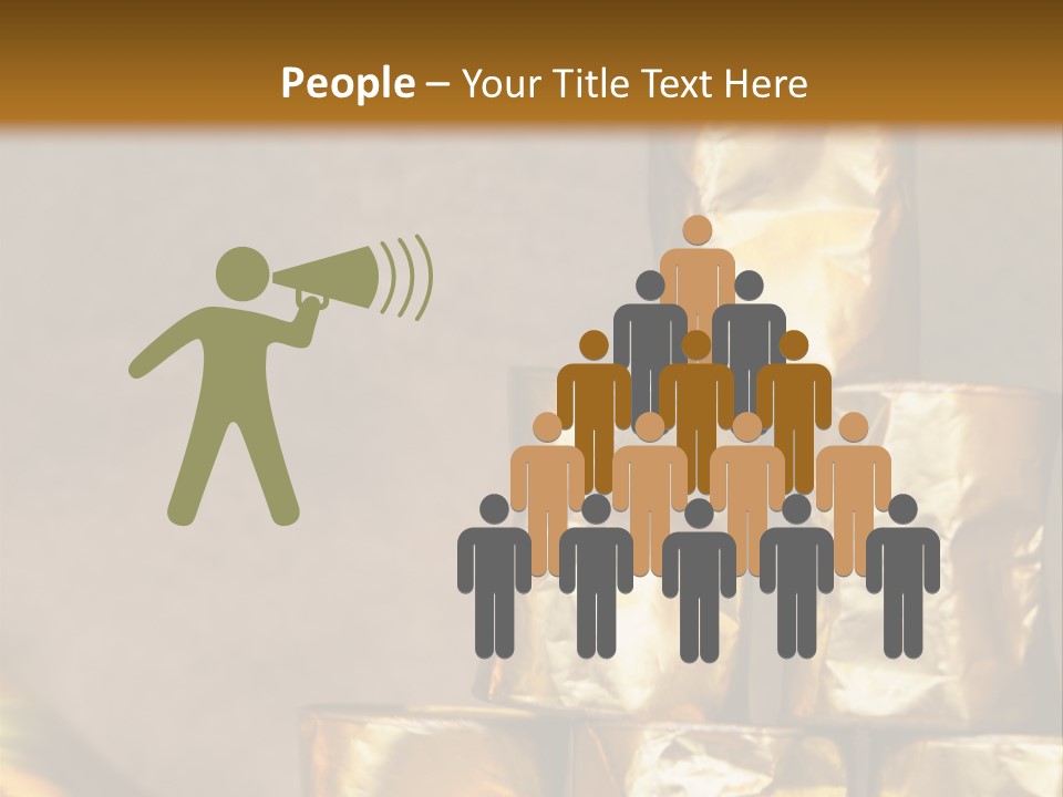 German Beerfestival Containers Outside PowerPoint Template