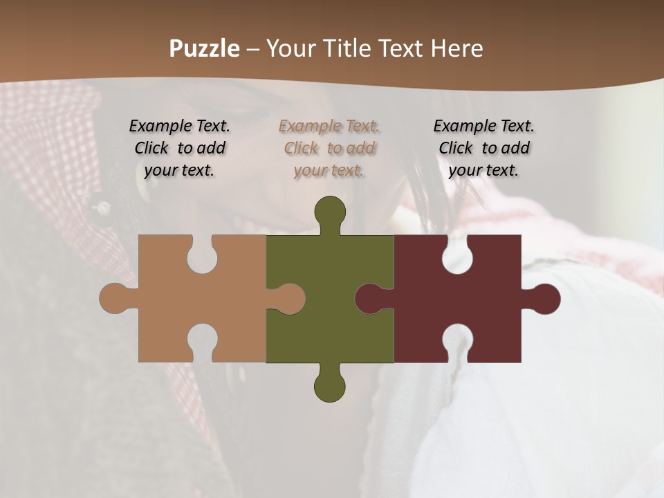 Happiness Outdoors Amused PowerPoint Template
