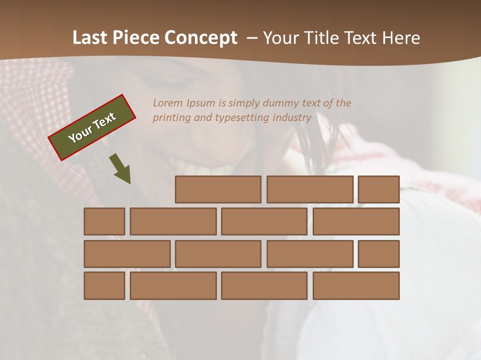 Happiness Outdoors Amused PowerPoint Template