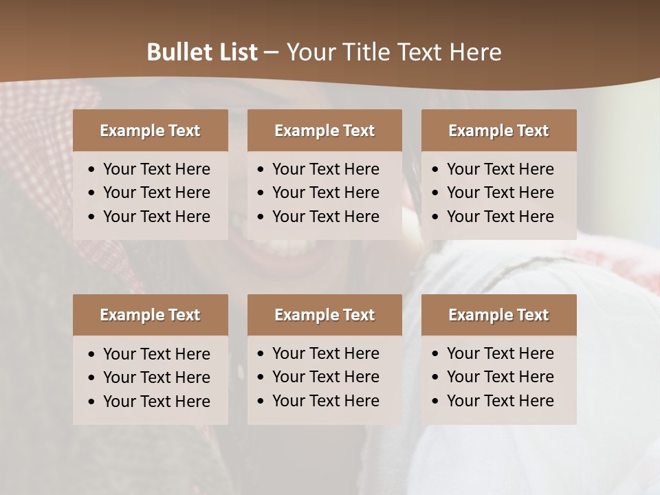 Happiness Outdoors Amused PowerPoint Template