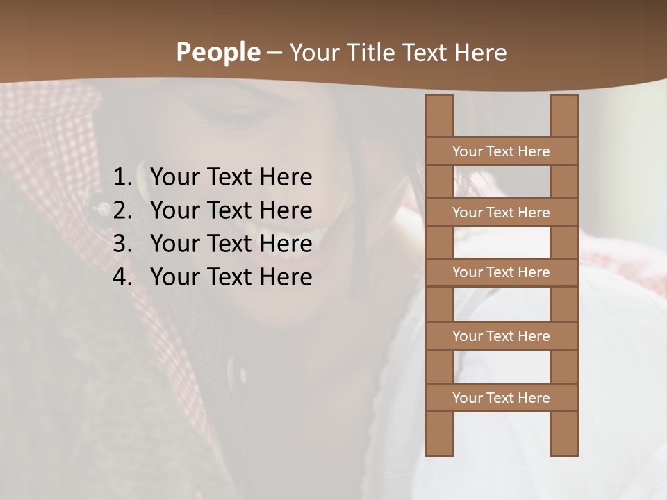Happiness Outdoors Amused PowerPoint Template
