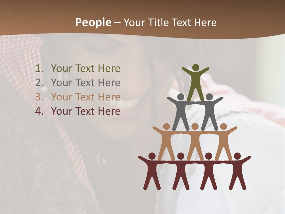 Happiness Outdoors Amused PowerPoint Template