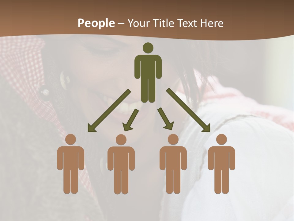 Happiness Outdoors Amused PowerPoint Template