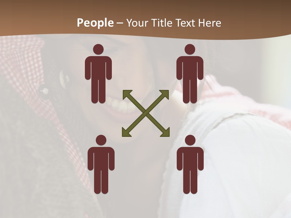 Happiness Outdoors Amused PowerPoint Template