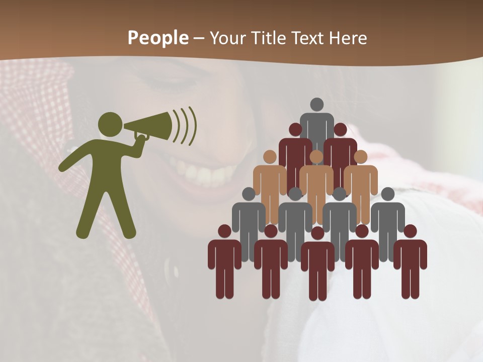 Happiness Outdoors Amused PowerPoint Template