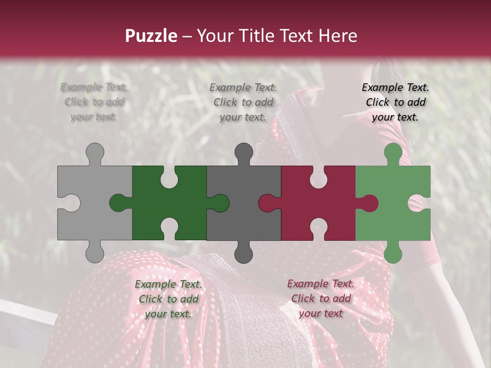 Emotions Females Colorful PowerPoint Template