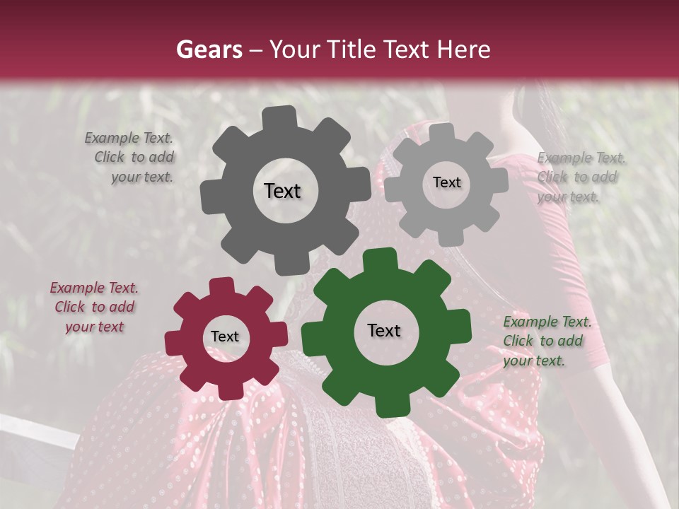 Emotions Females Colorful PowerPoint Template