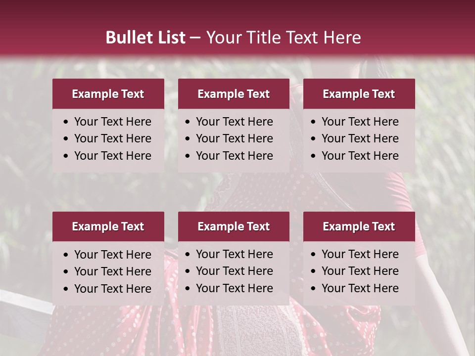 Emotions Females Colorful PowerPoint Template