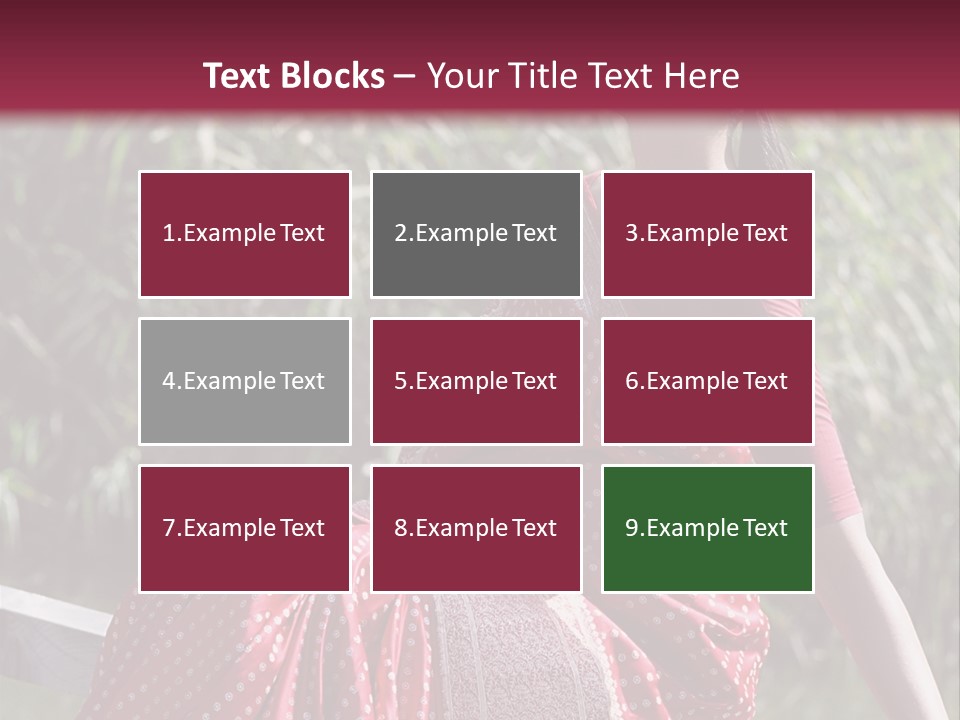 Emotions Females Colorful PowerPoint Template