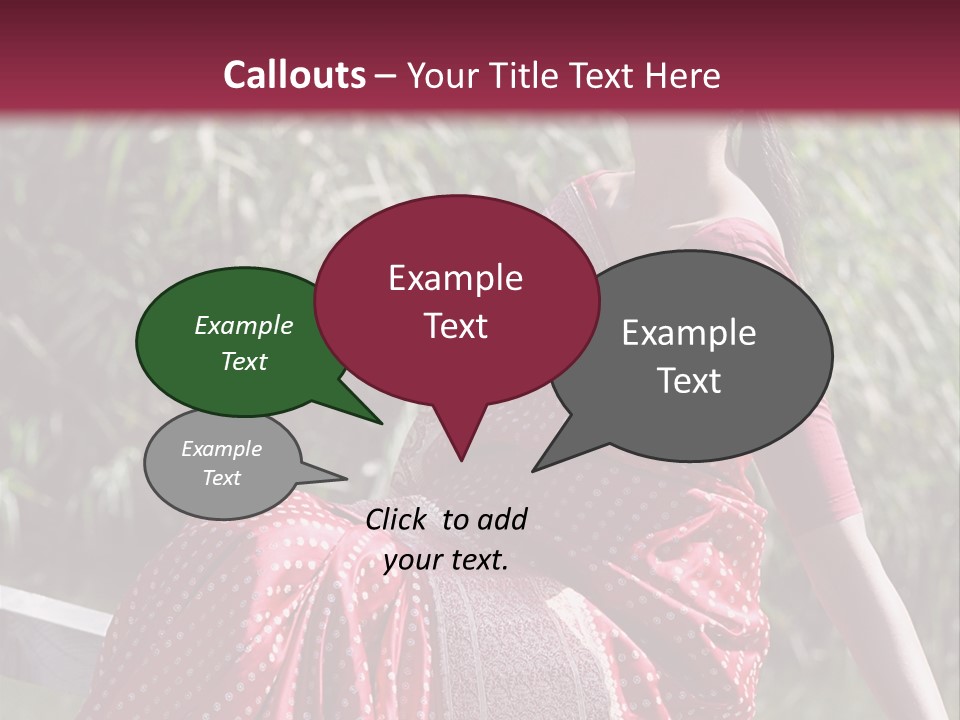 Emotions Females Colorful PowerPoint Template