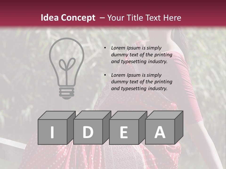 Emotions Females Colorful PowerPoint Template