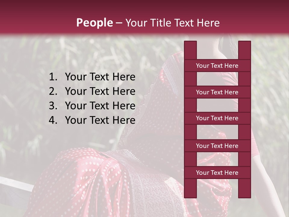 Emotions Females Colorful PowerPoint Template