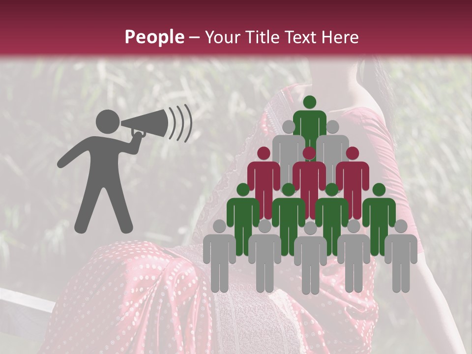 Emotions Females Colorful PowerPoint Template