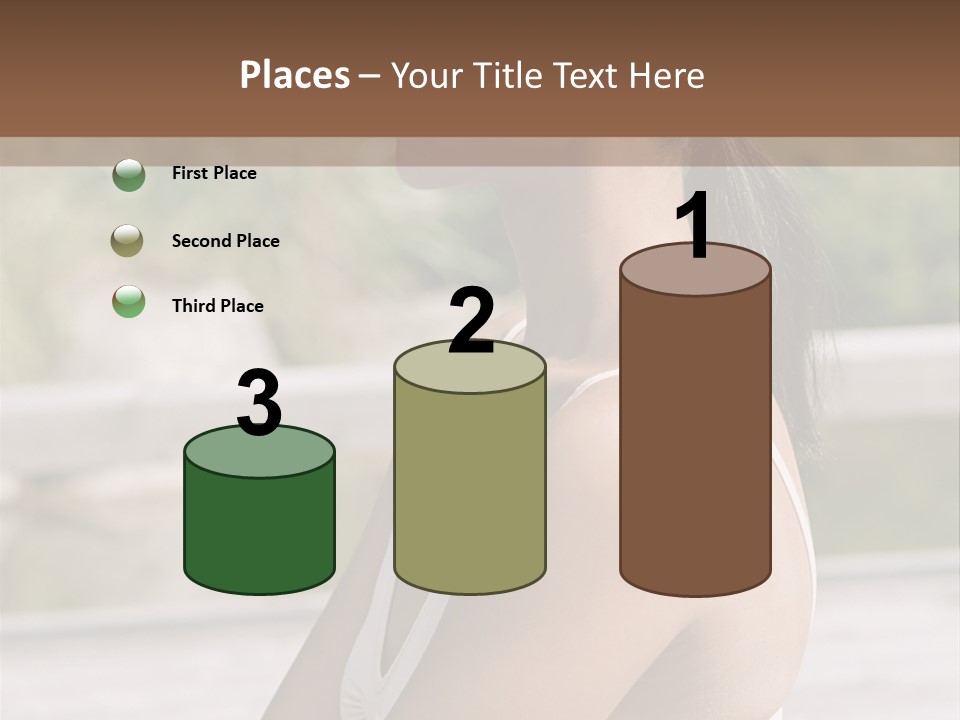 Rear Views Woman Tradition PowerPoint Template