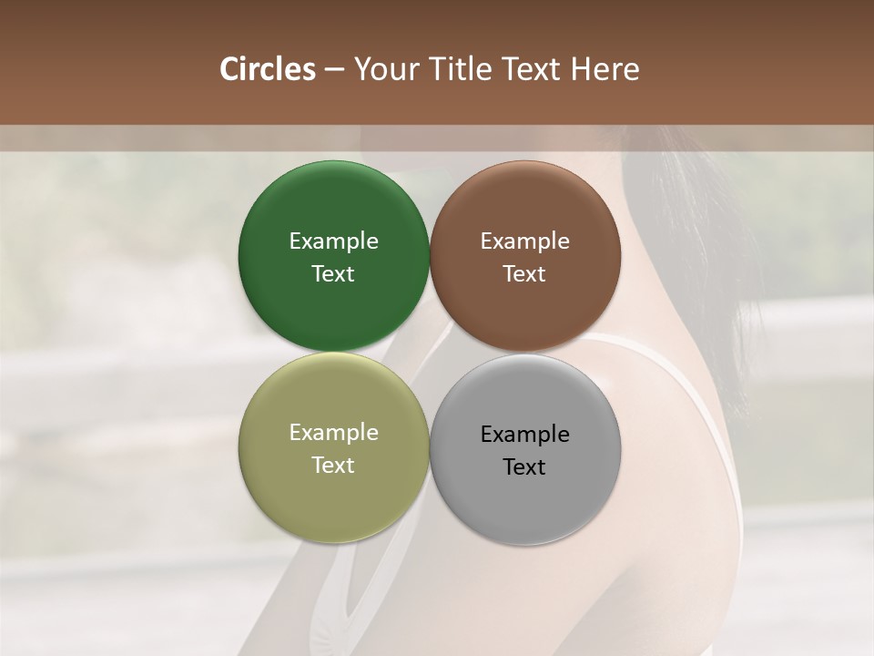 Rear Views Woman Tradition PowerPoint Template