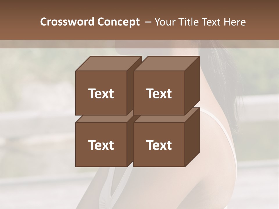 Rear Views Woman Tradition PowerPoint Template
