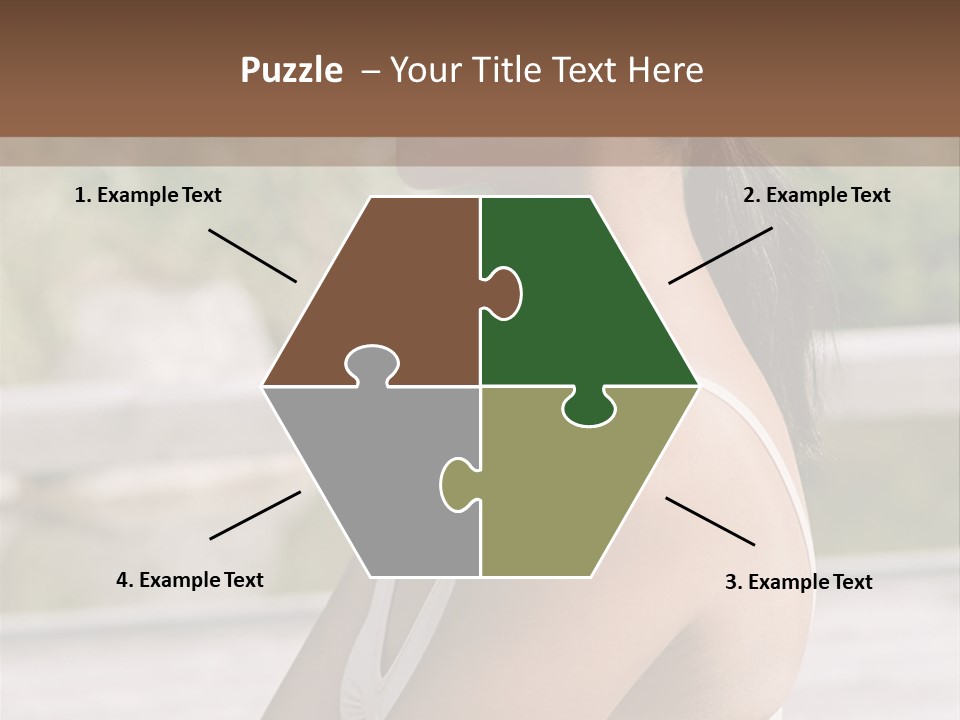 Rear Views Woman Tradition PowerPoint Template