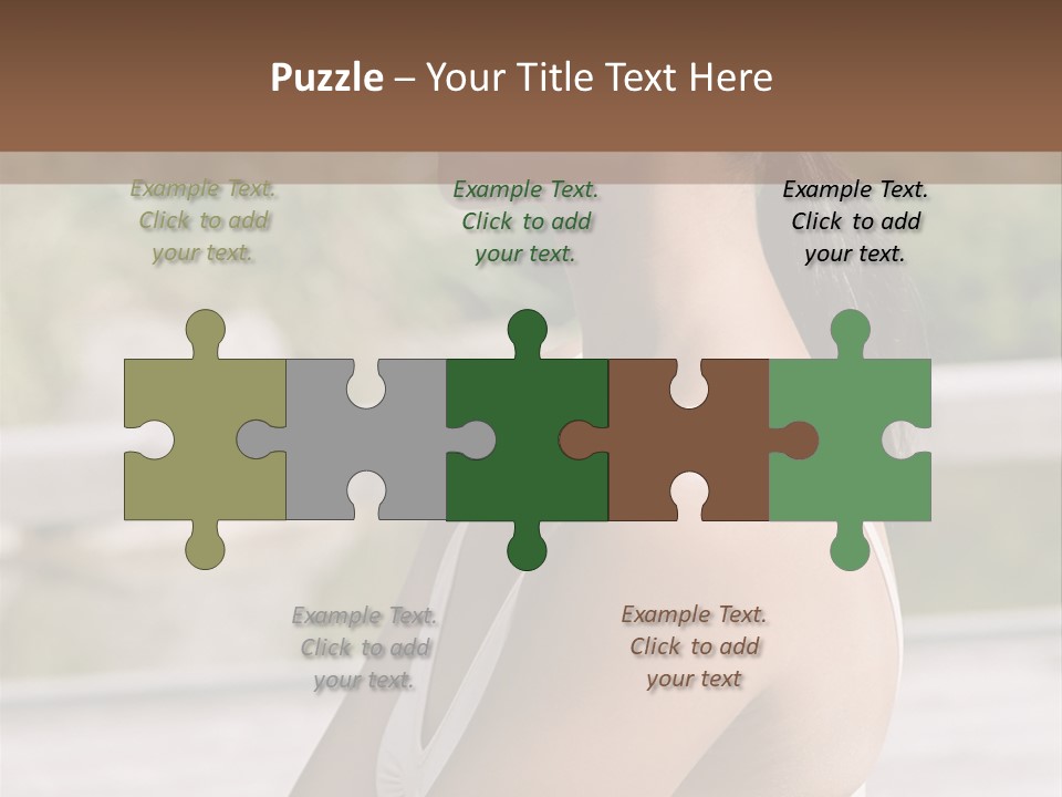 Rear Views Woman Tradition PowerPoint Template