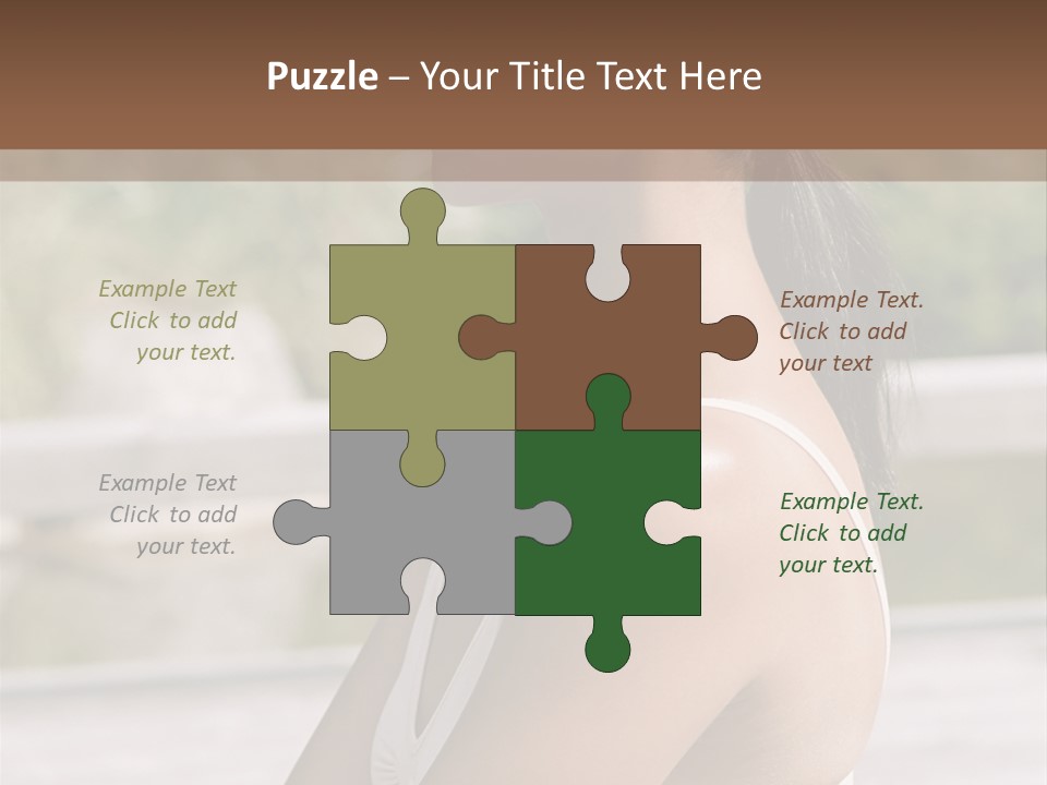 Rear Views Woman Tradition PowerPoint Template