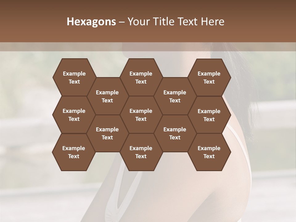 Rear Views Woman Tradition PowerPoint Template