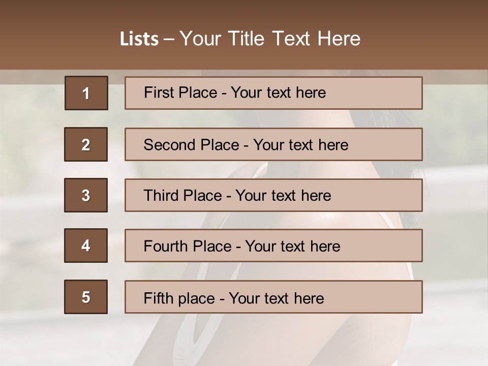Rear Views Woman Tradition PowerPoint Template