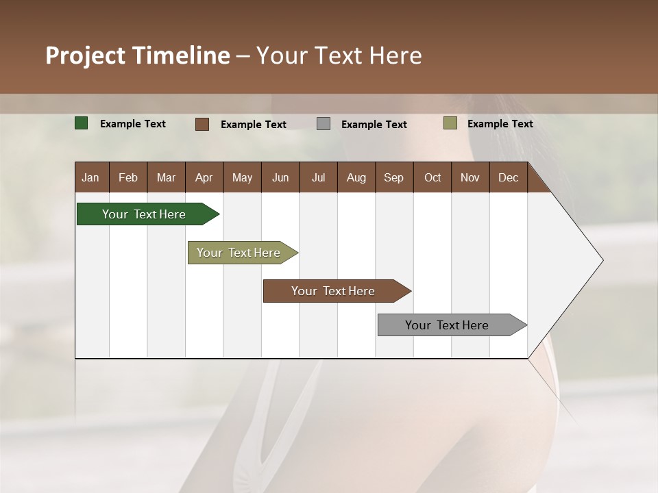 Rear Views Woman Tradition PowerPoint Template