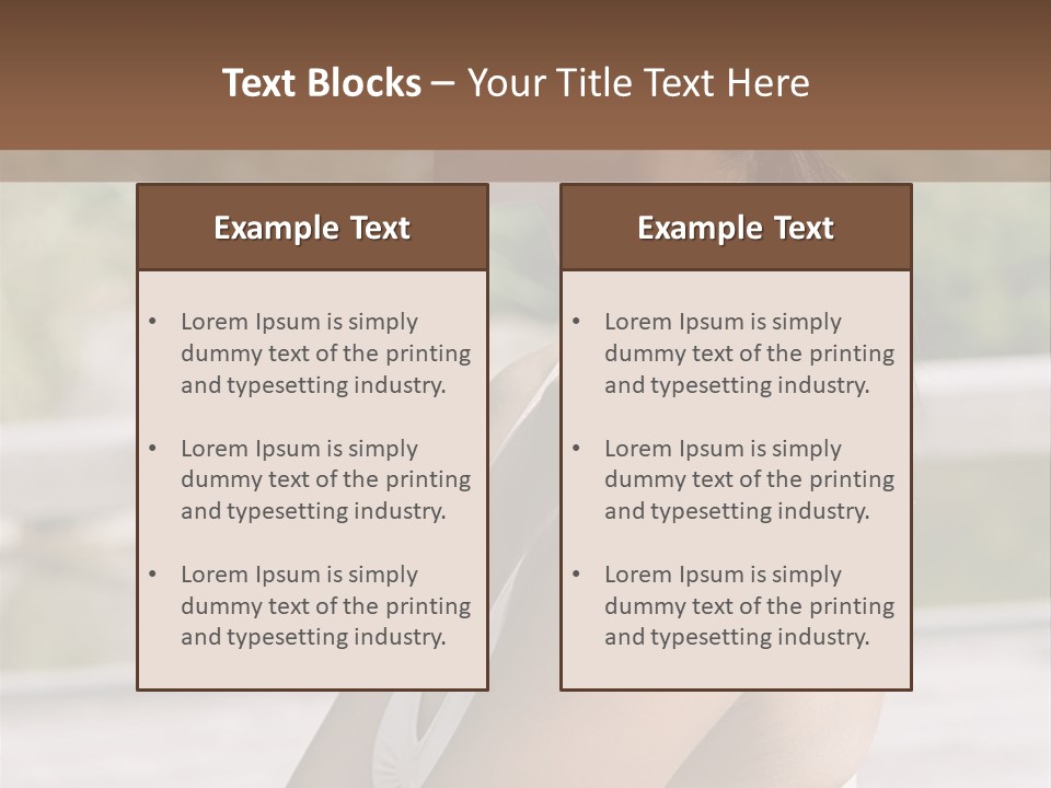 Rear Views Woman Tradition PowerPoint Template