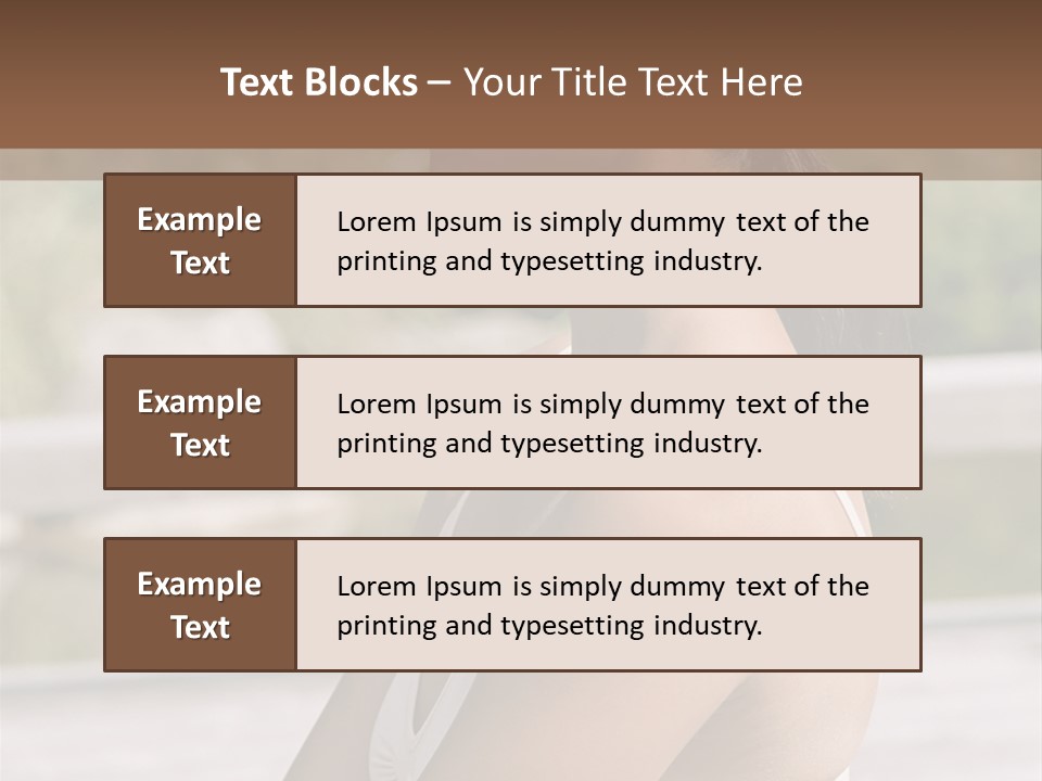 Rear Views Woman Tradition PowerPoint Template