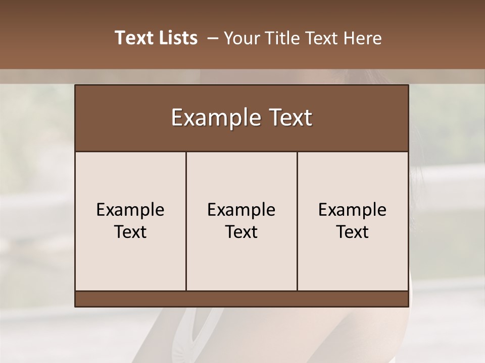 Rear Views Woman Tradition PowerPoint Template