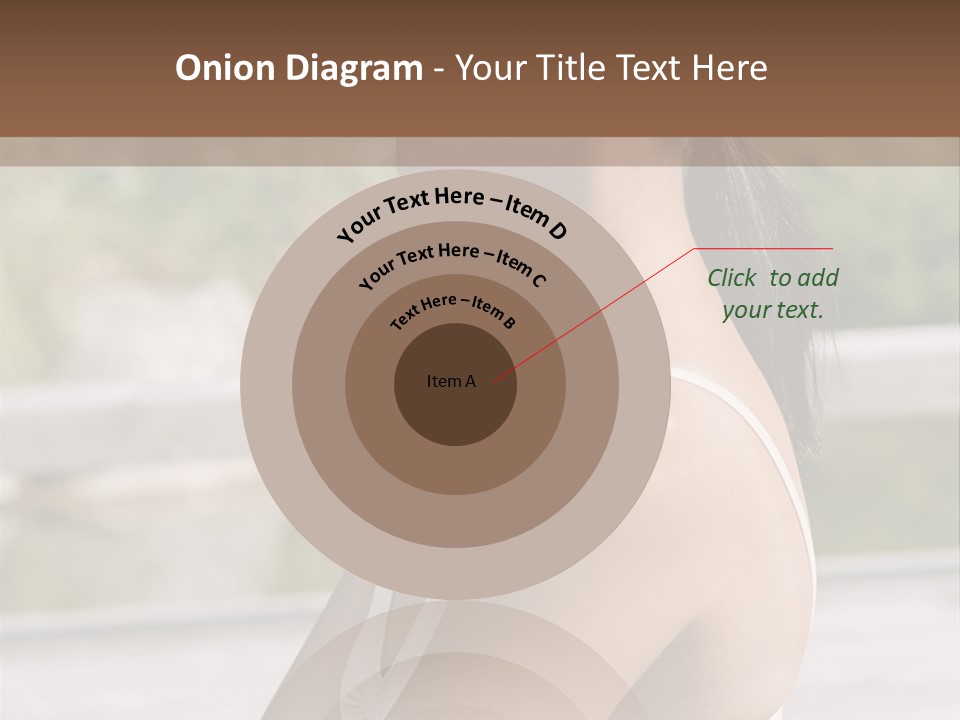 Rear Views Woman Tradition PowerPoint Template