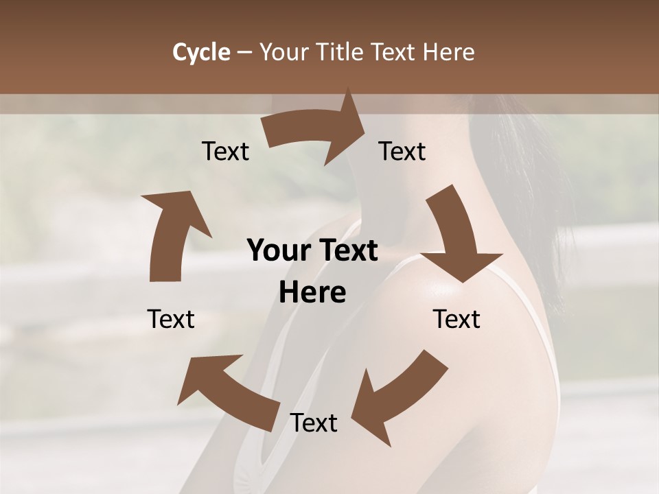 Rear Views Woman Tradition PowerPoint Template