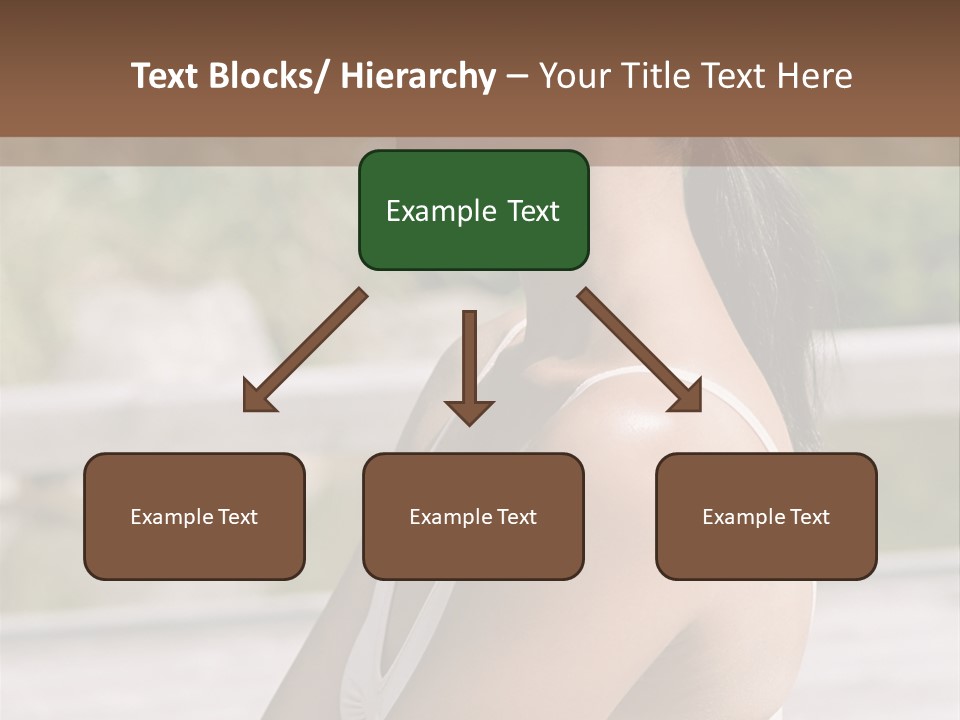 Rear Views Woman Tradition PowerPoint Template