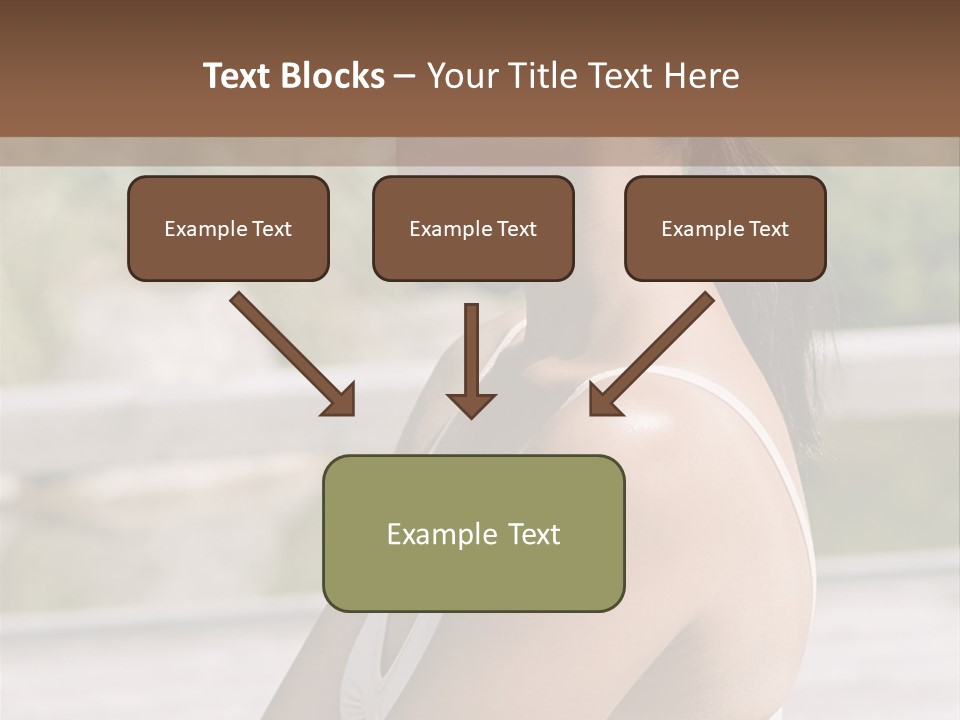 Rear Views Woman Tradition PowerPoint Template