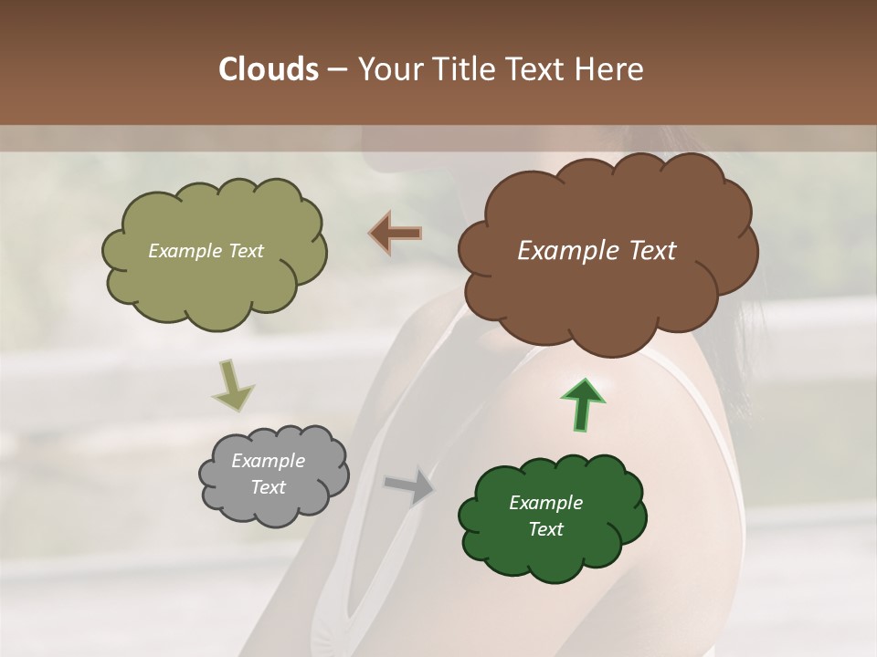 Rear Views Woman Tradition PowerPoint Template