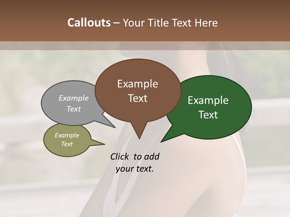 Rear Views Woman Tradition PowerPoint Template