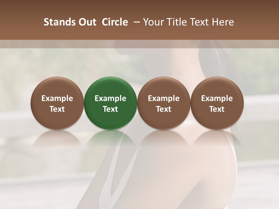 Rear Views Woman Tradition PowerPoint Template