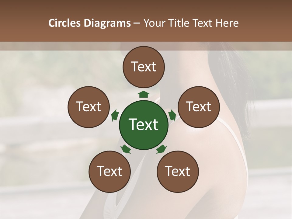 Rear Views Woman Tradition PowerPoint Template