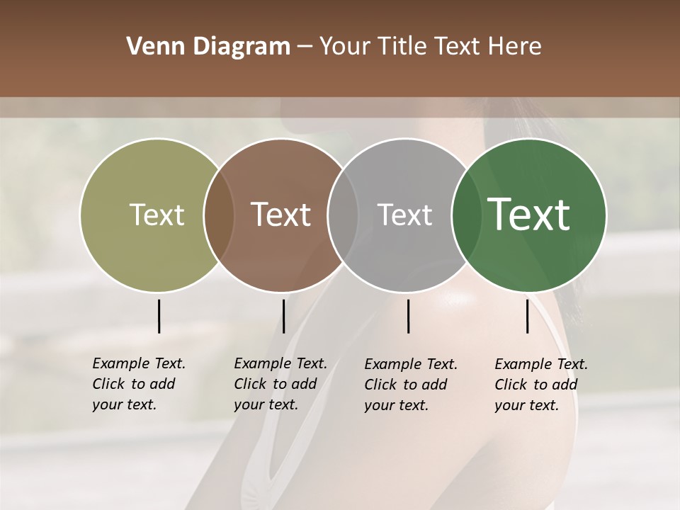 Rear Views Woman Tradition PowerPoint Template