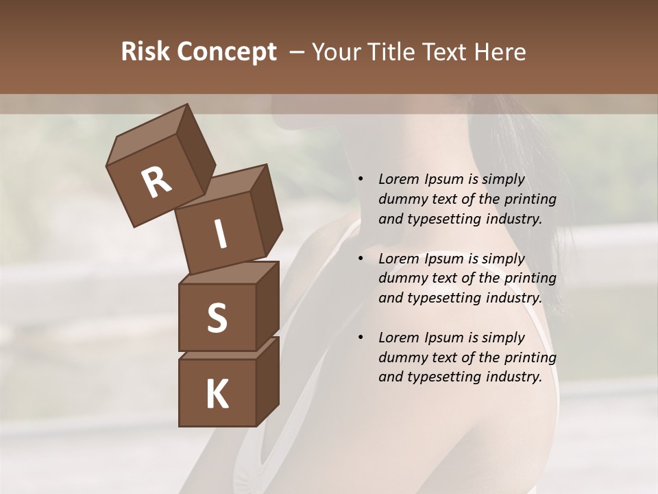 Rear Views Woman Tradition PowerPoint Template