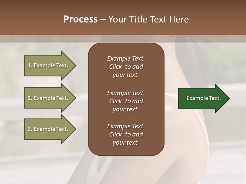 Rear Views Woman Tradition PowerPoint Template