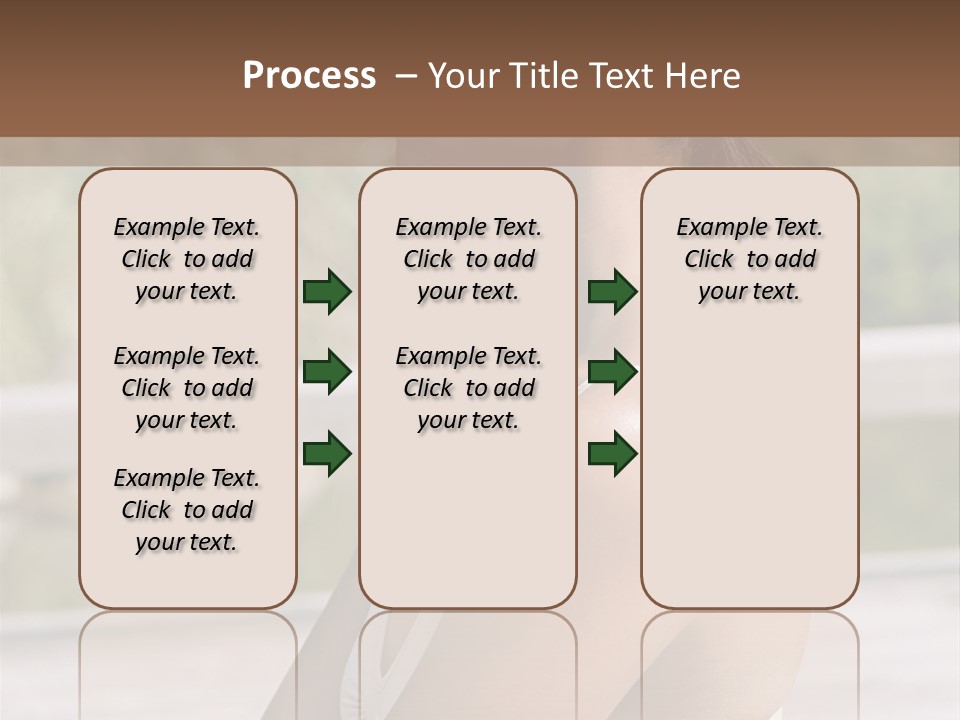 Rear Views Woman Tradition PowerPoint Template