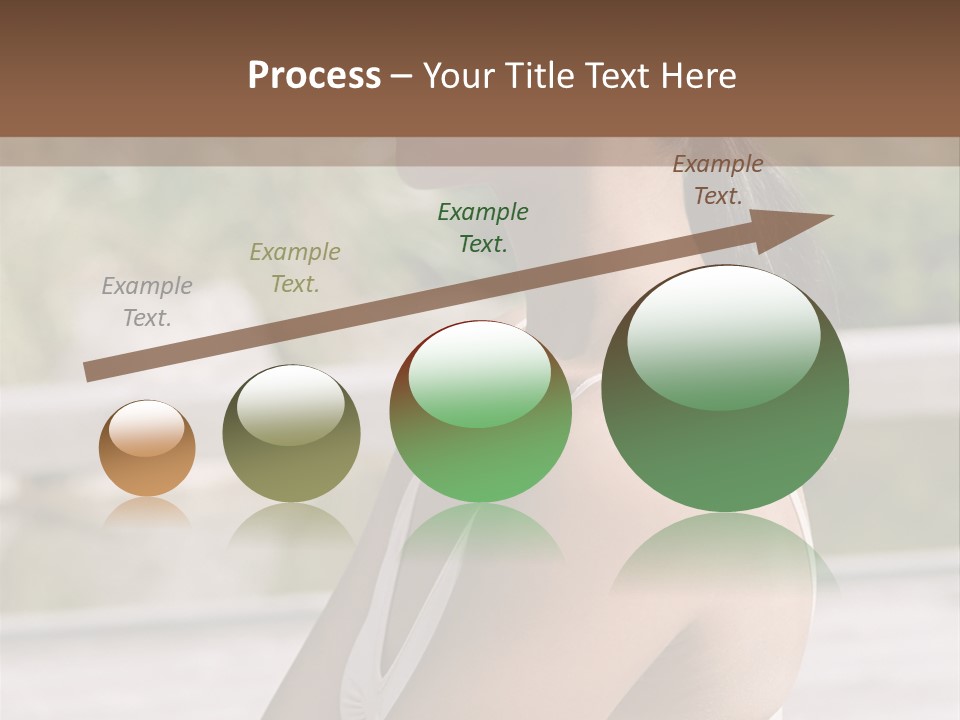 Rear Views Woman Tradition PowerPoint Template