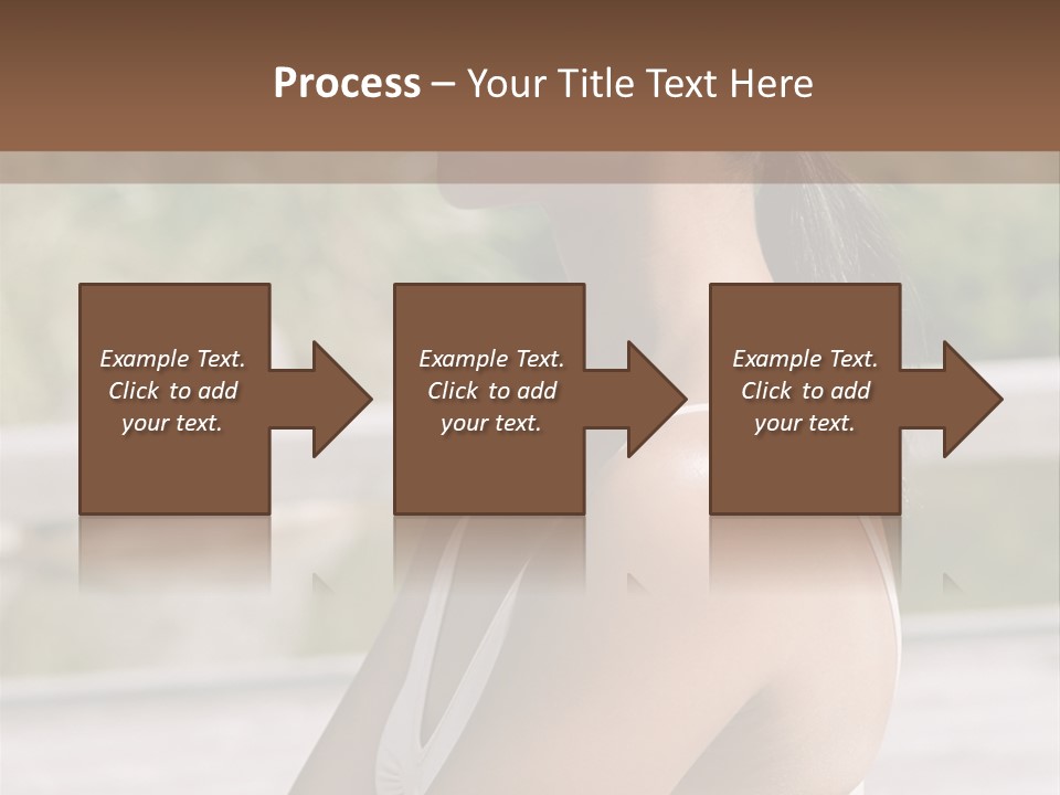 Rear Views Woman Tradition PowerPoint Template