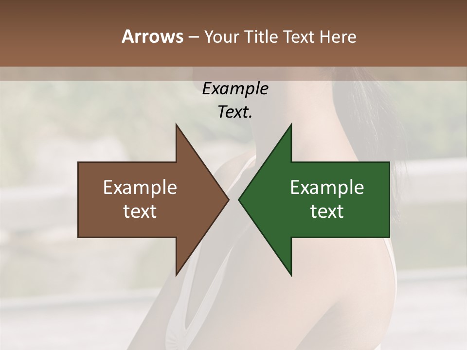 Rear Views Woman Tradition PowerPoint Template