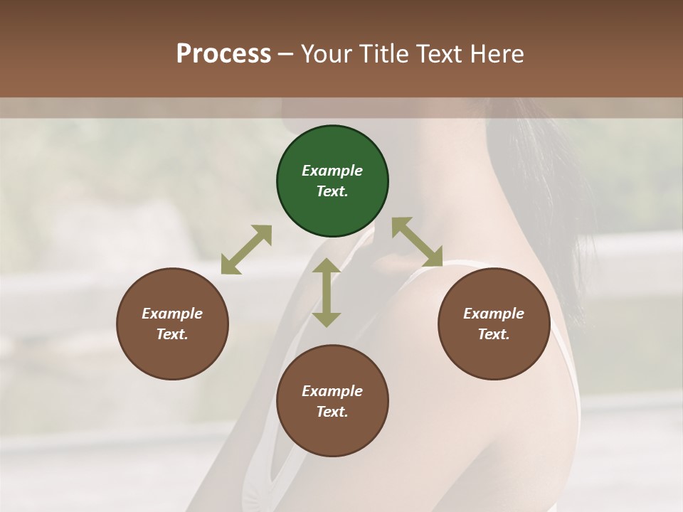 Rear Views Woman Tradition PowerPoint Template